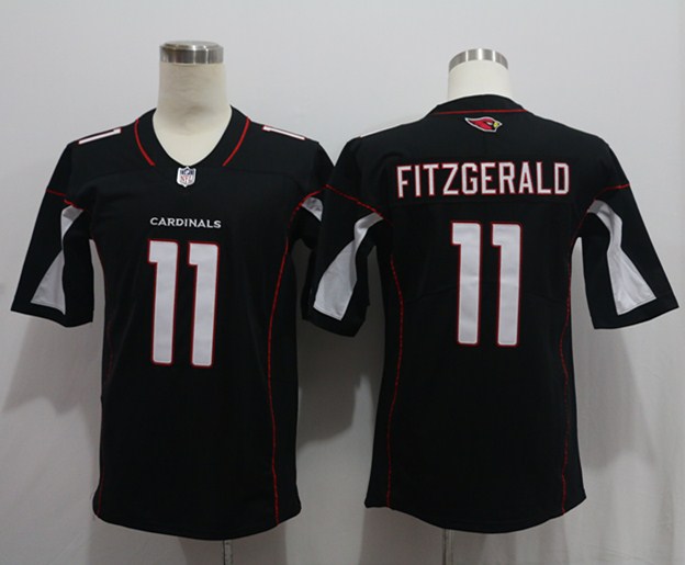 Men's Arizona Cardinals Larry Fitzgerald #11 Black Jersey